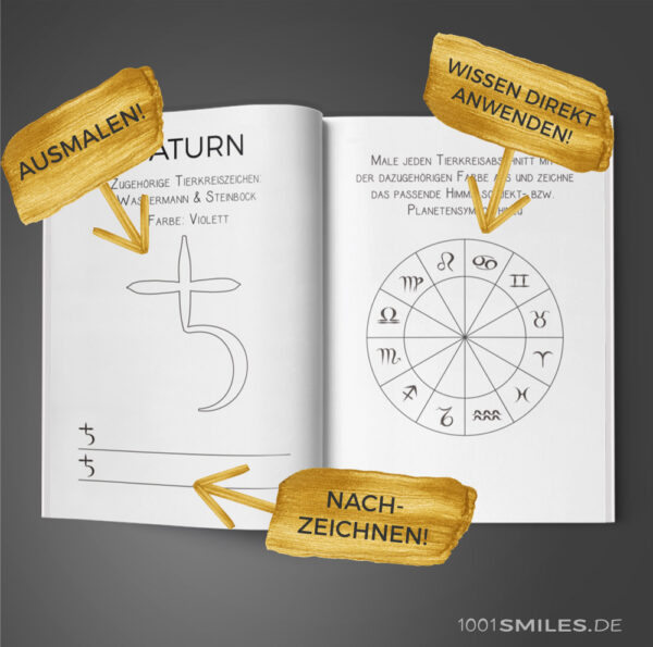 Astro-Symbol-Malbuch – Bild 5